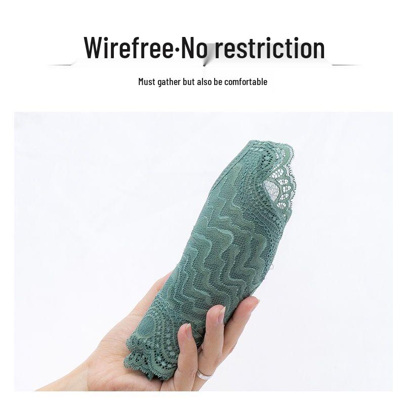 Spitze Push-Up Nahtloser BH - Atmungsaktiv, Bequem, Ohne Bügel für Damen