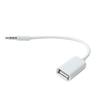 BLUEXIN 3.5MM Male Aux Audio Plug Jack To USB 2.0