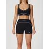 Oiob Yoga Bra Shorts Set Sports Fitness Women Running Underwear Quick-Drying High Waist Buttock Lifting Training Three Pants