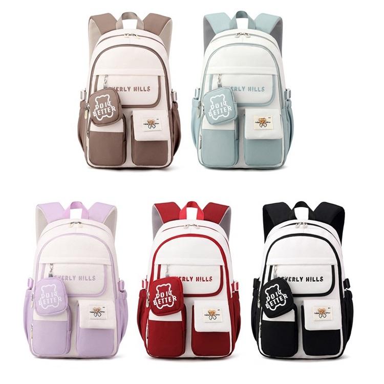 Gimnazjum Liceum Student Torba Szkolna Duża Pojemność Plecak Wysokiej Wartości(29*18*45cm)9658