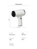 High-Speed Wireless Negative Ion Hair Dryer: Leafless Design for Quick Drying & Hair Care