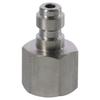 Stainless Steel 8mm Quick-Disconnect Plug Adapter Female Thread 1/8 NPT with Sealing O-Ring PCP Paintball Charging Fittings