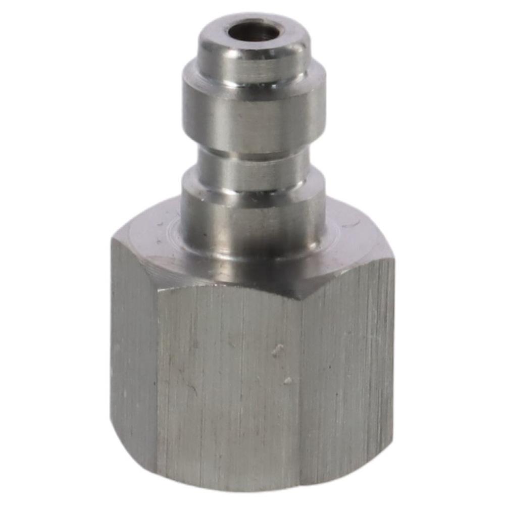 Stainless Steel 8mm Quick-Disconnect Plug Adapter Female Thread 1/8 NPT with Sealing O-Ring PCP Paintball Charging Fittings