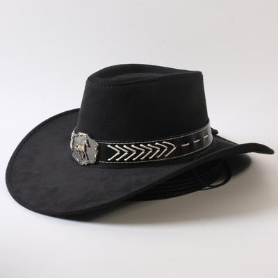 Populaire Europese en Amerikaanse klassieke breedgerande westerse cowboyhoed heren- en damesmode voor buiten anti-zon cowboyhoed jazzhoed
