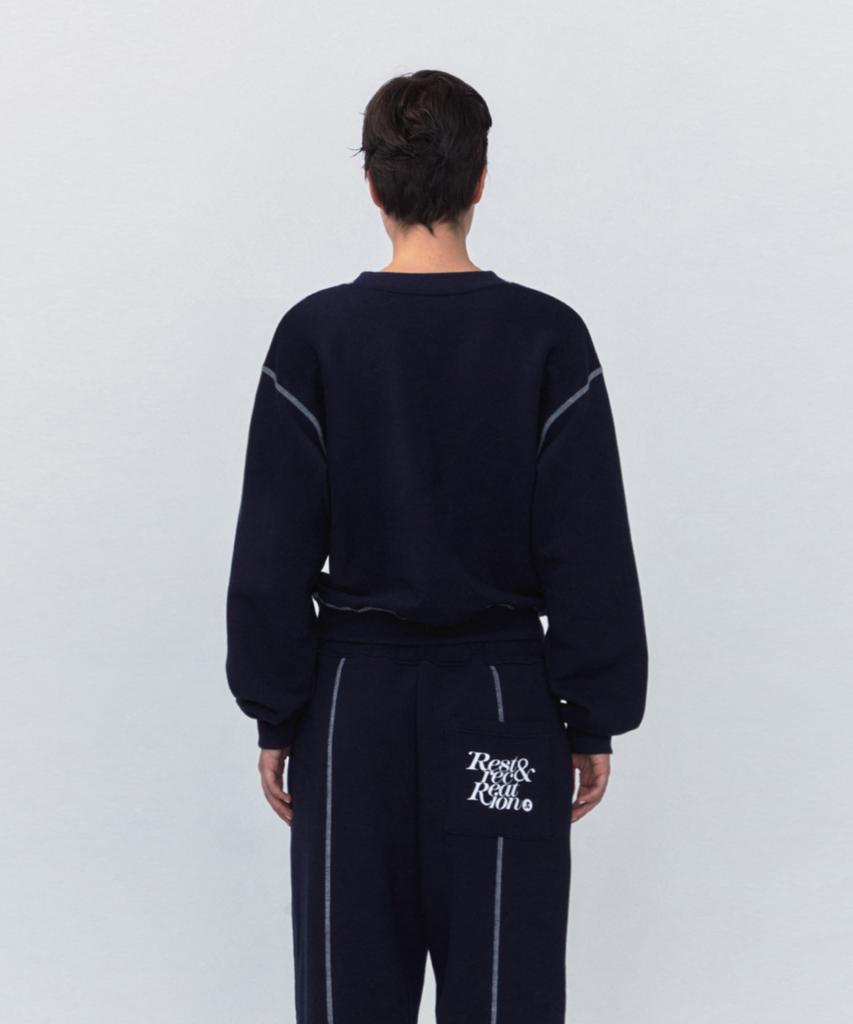 REST&RECREATION Rr Coloration Sweatshirt_Navy
