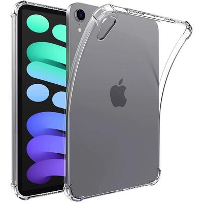 Nárazuvzdorný silikonový obal pro Apple iPad Mini 6 8.3 2021 6. generace A2567 Flexibilní nárazník Průhledný Zadní kryt