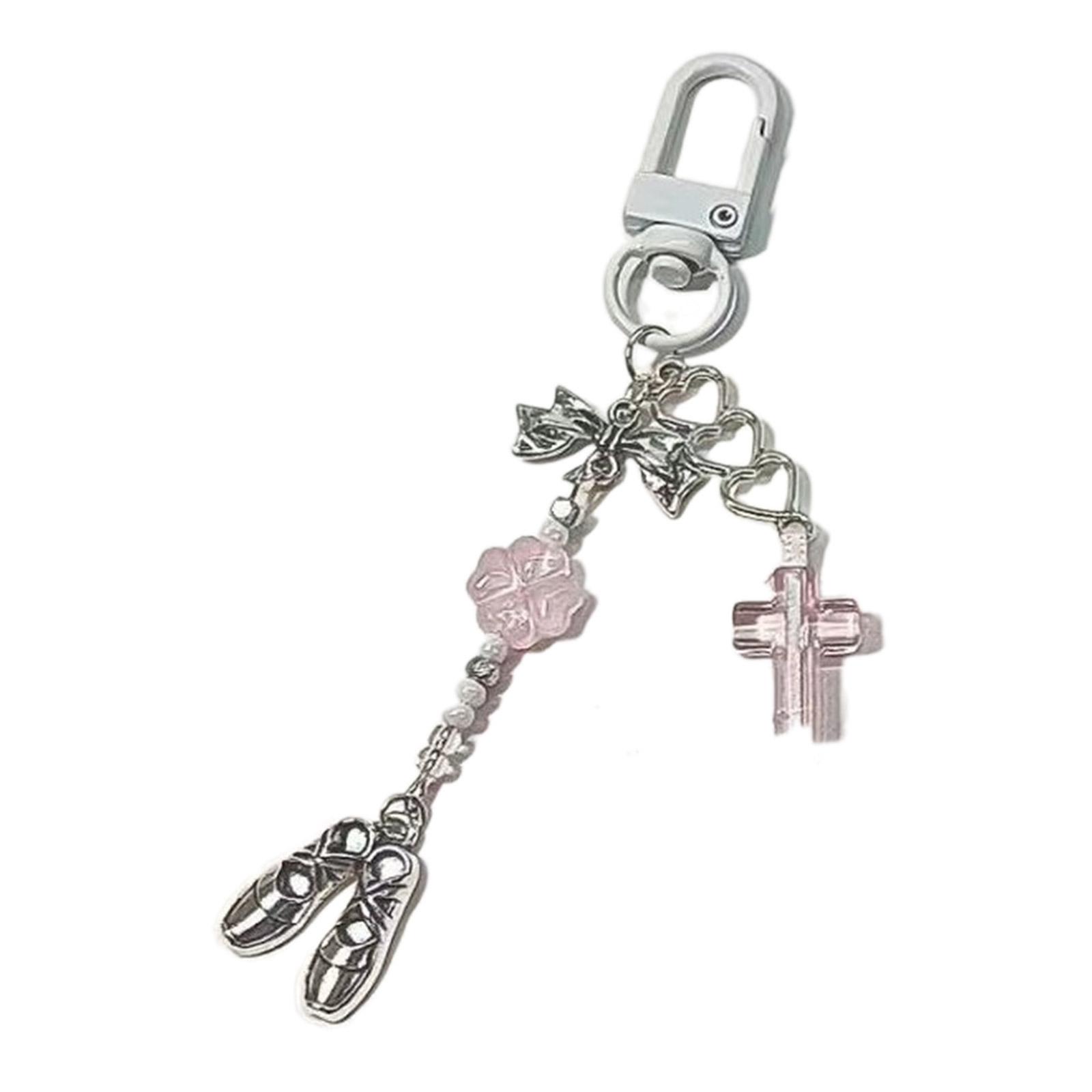 Милый брелок с бисером в форме сердца — фото 12