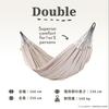 LA SIESTA Classic Hammock Flora Double Size x Indoor Organic Cotton [1-2 Person] (Zebra [Black White]) FLH16-19