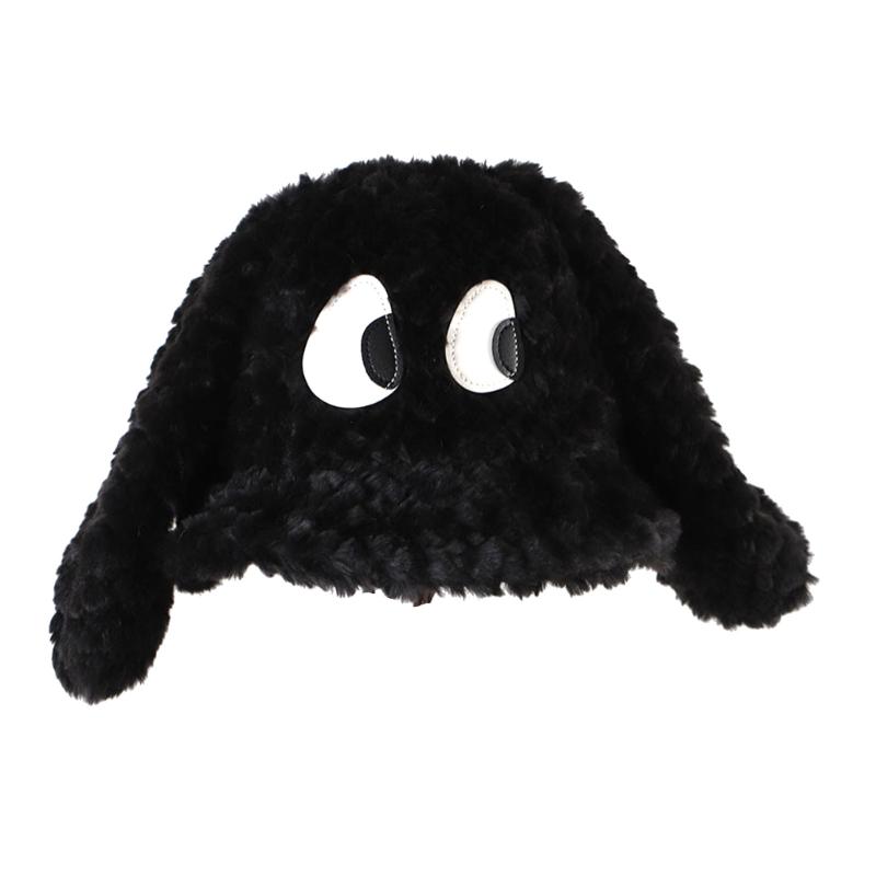 Зимняя панама с меховыми ушками Зимняя шапка Шапка для щенка Новогодняя зимняя вечеринка