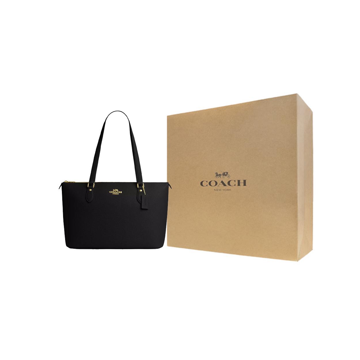 COACH Gallery Recycled Leather Tote Handbag