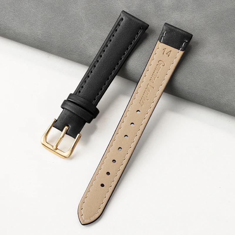 8mm 10mm 12mm 14mm 16mm 18mm 20mm 22mm Universal Replacement PU Watch Strap for Men Women Soft Wrist Band Sport Bracelet