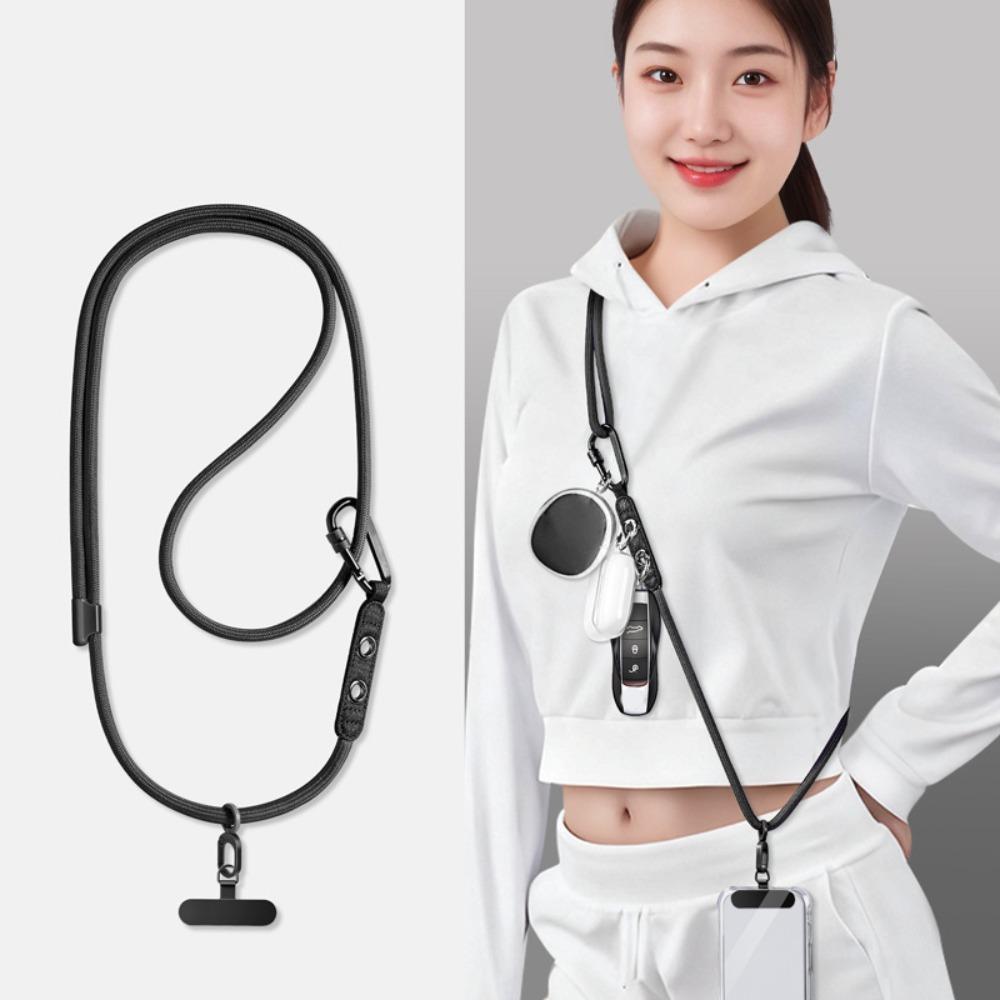 Adjustable Crossbody Phone Strap with Patch Neck Rope Mobile Phone Lanyard  Cell Phone Accessories