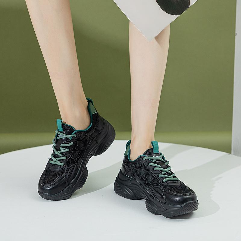 Fashion AIYUQI Sneakers Women Mesh Summer 2025 Breathable Women's Sneakers Casual Large Size 41 42 43 Platform Women's Shoes