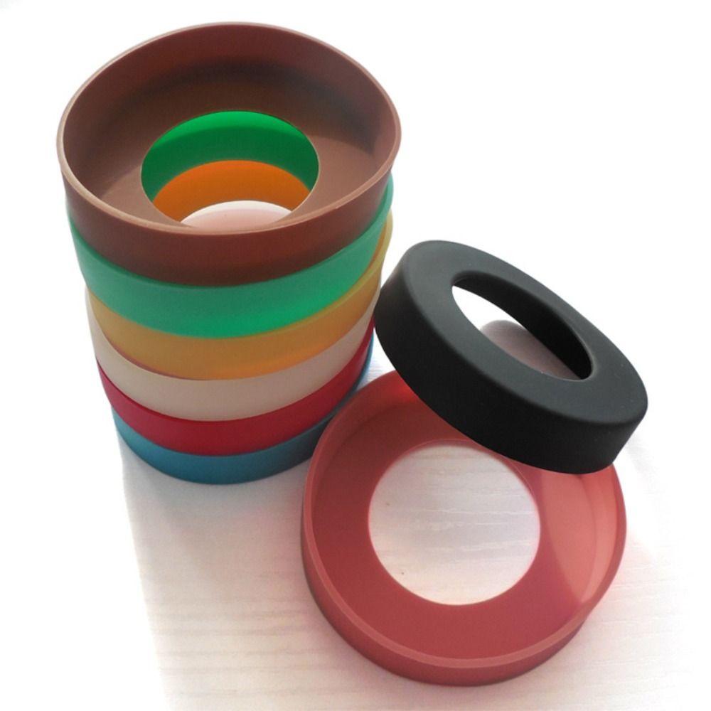 7.5CM Cup Bottom Cover Silicone Coaster Sleeve Heat-Resistant Bottle Boot  Water Bottle