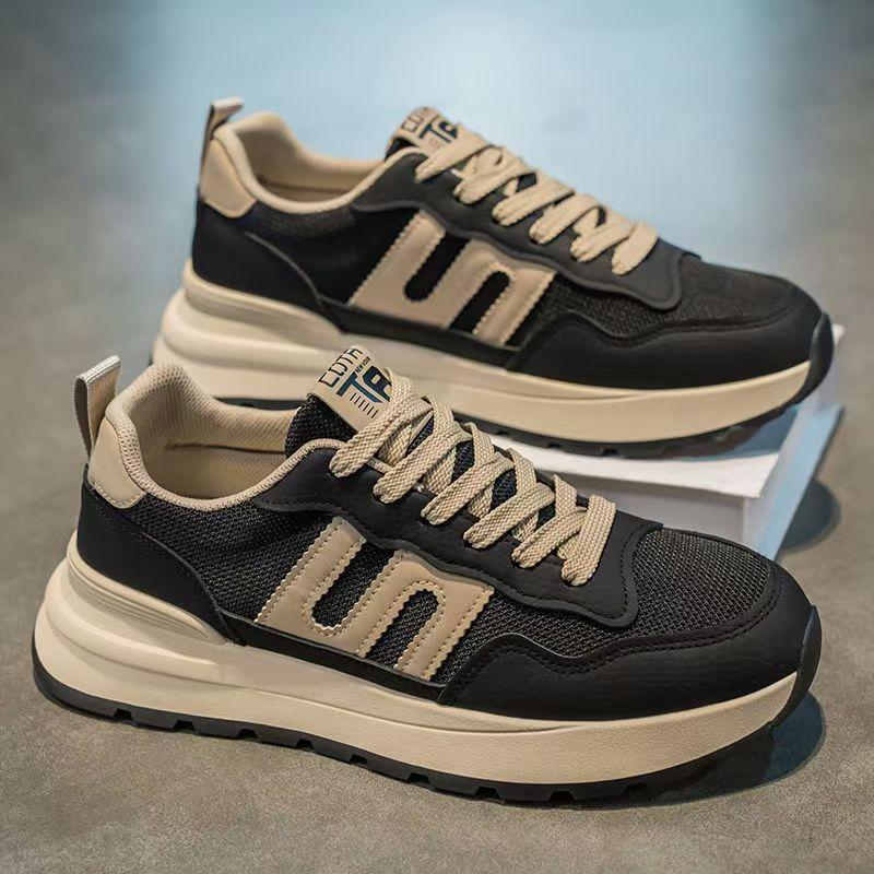 

Men s shoes new summer mesh breathable versatile casual sports shoes men s running platform student shoes 44