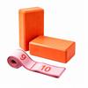 Pilates Blocks and Strap Set Non-Slip Brick Numbered for Beginners