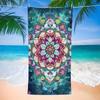Ultra-Soft Mandala Beach Towel - Lightweight, Absorbent & Quick-Dry for Beach Camping & Travel Modern Cartoon Design,Beach Towel