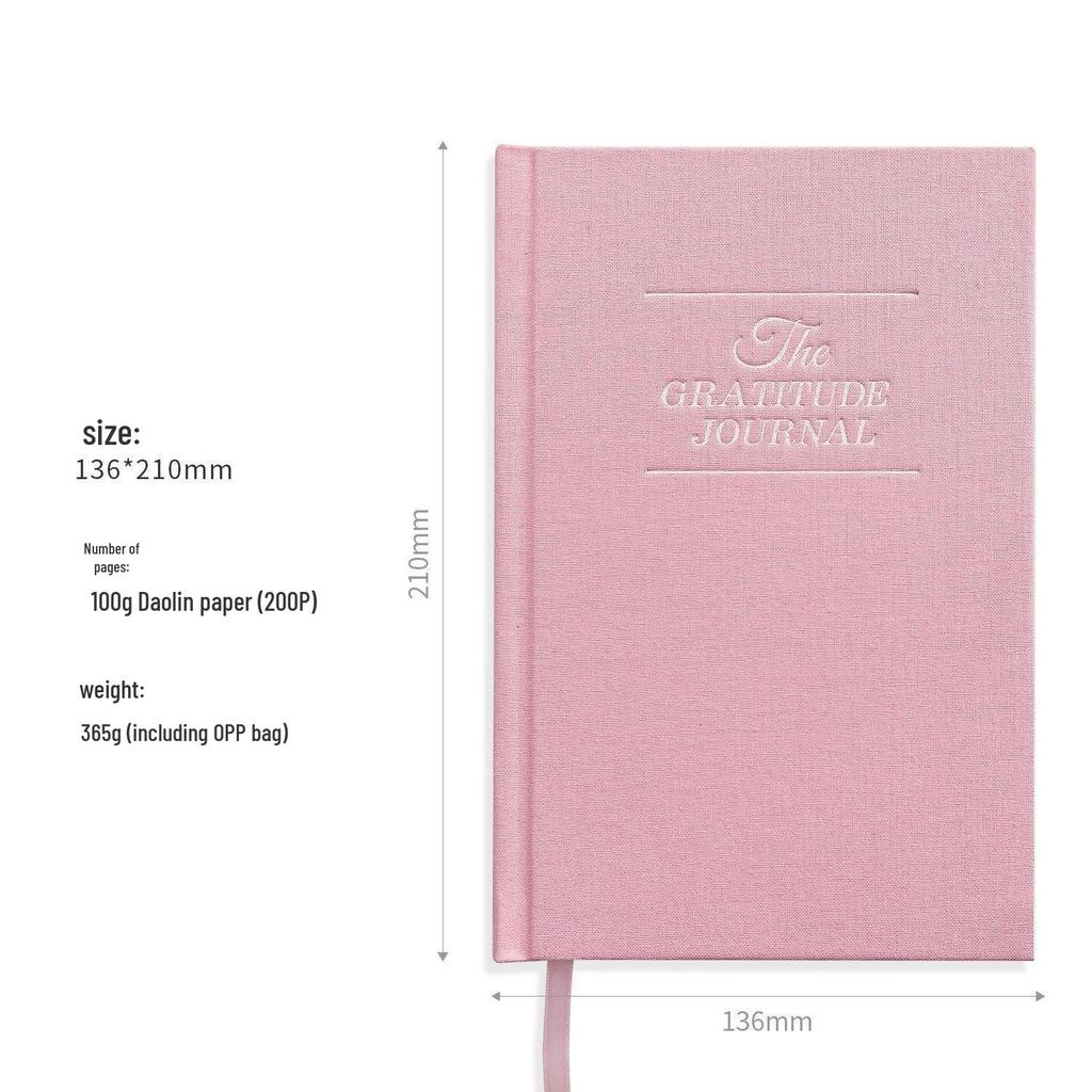 A5 Linen Cover Gratitude Journal Planner