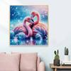 New Arrival 5D DIY Full Circle Diamond Painting "Pink Swan" Embroidery Cross Stitch Home Decor Gift