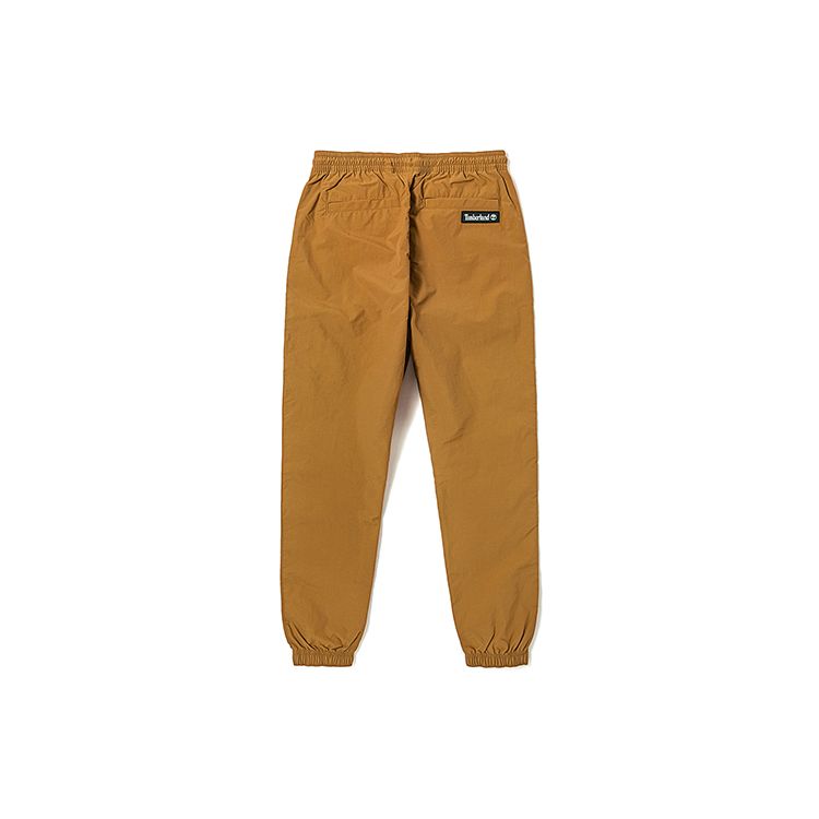 Timberland Casual Solid Color Drawstring Knit Joggers Men Joggers Wheat A26NS-P47