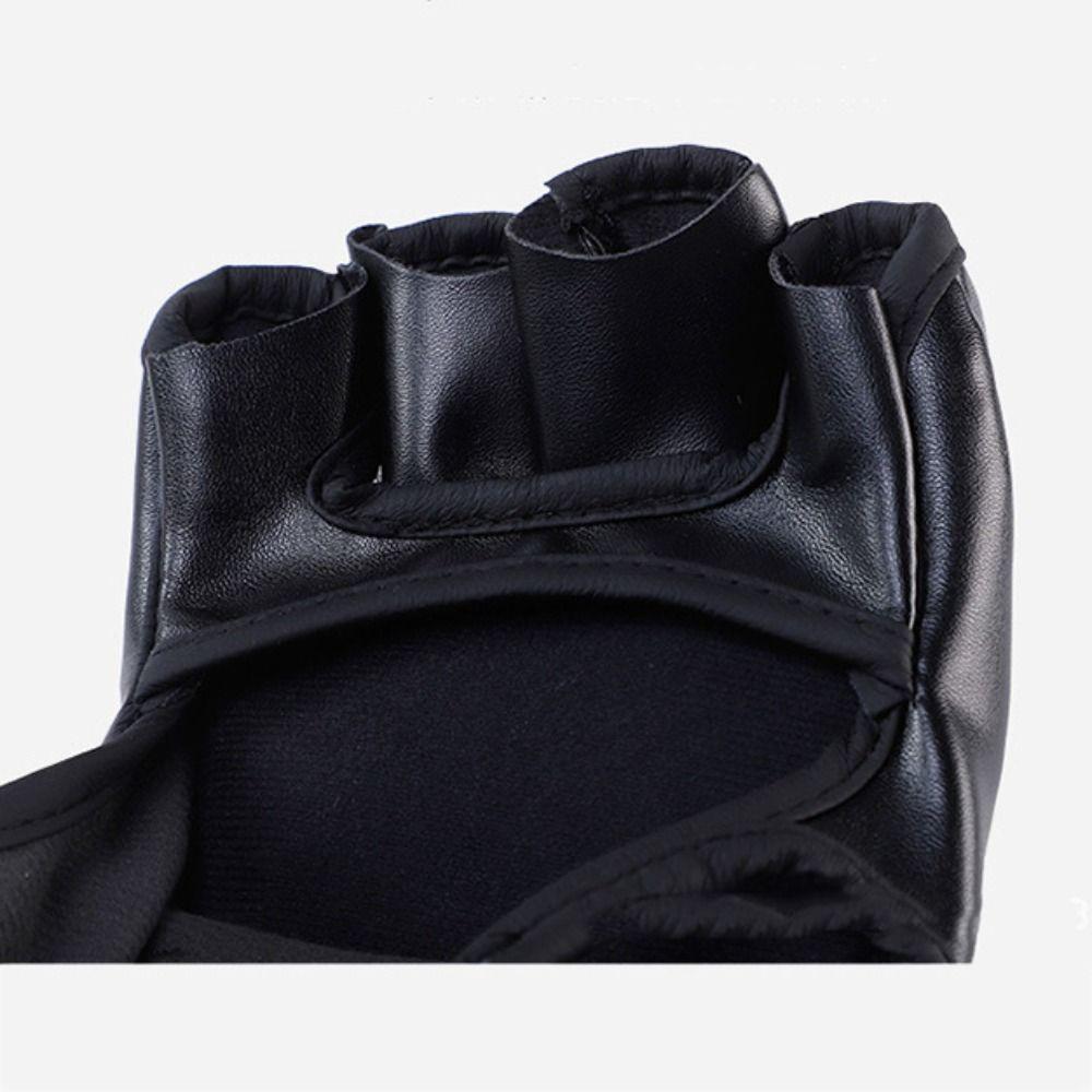 Thicken Padding Boxing Gloves Professional Training Gloves Fighting Gloves  Knuckles Protection