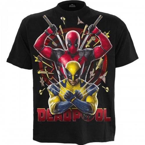 Deadpool & Wolverine Unisex Erwachsenen Bullseye T-Shirt