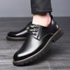 2025 New Men's Martin Boots Men's Trend Big Head British Casual Versatile Low-top Shoes Formal Leather Shoes Men