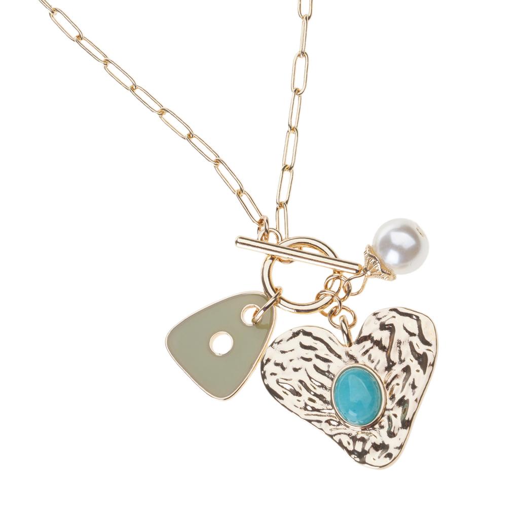 Multipurpose Pendant Necklace With Vibranting Color Suitable for Casual and Formal Outfits Daily Use Casual Wear