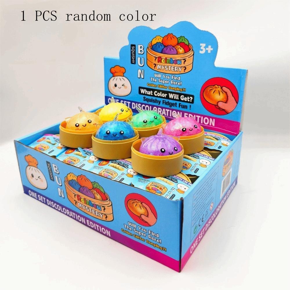 Slow Rebound Dumpling Squishy Toy Realistic Reduce Pressure Toy Dumpling Squeeze Toy Sensory Play