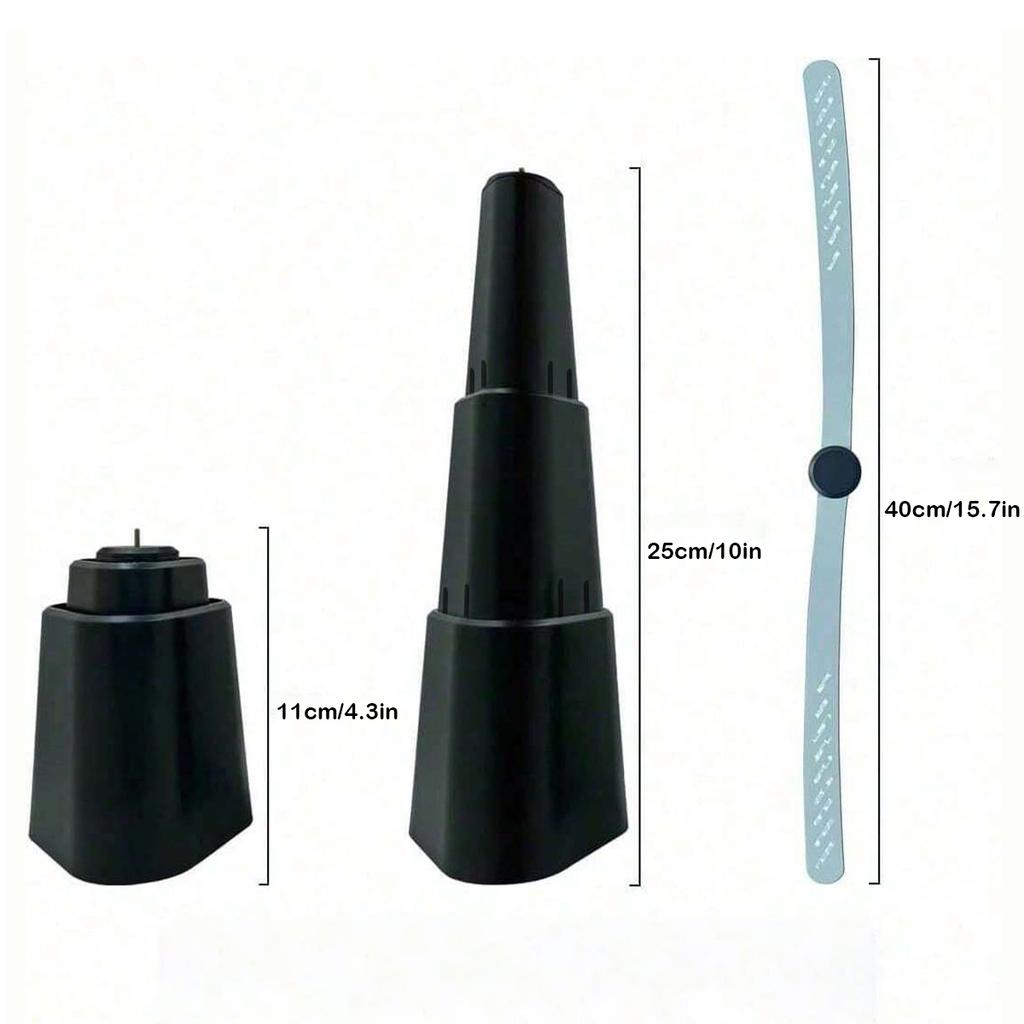 Multi Functional Telescopic Fly Repellent Fan (excluding (2 * AA))