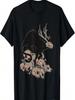 Camiseta de Horror Gato Demonio Espeluznante