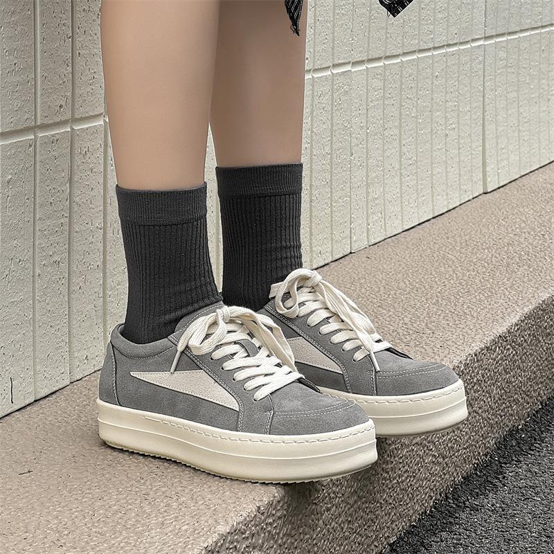 2025 new triangular board shoes casual comfortable versatile trend couple board shoes 4401-4402-A