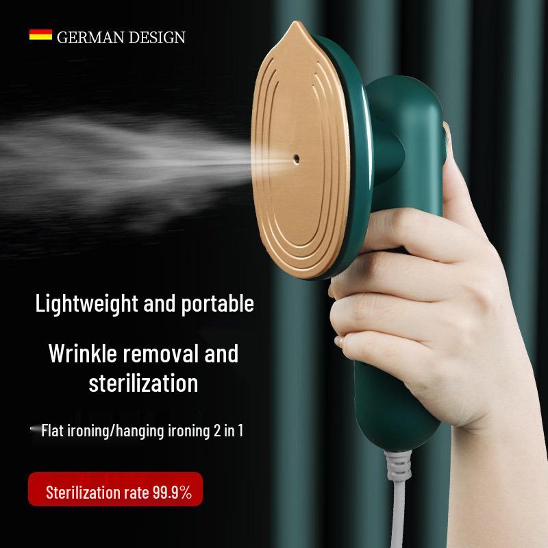 Compact Handheld Garment Steamer and Iron
