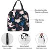 Kawaii Lunch Bag Axolotls Insulated Lunch Box for Women Men Reusable Portable Lunch Bento Tote for School Work Picnic Hiking