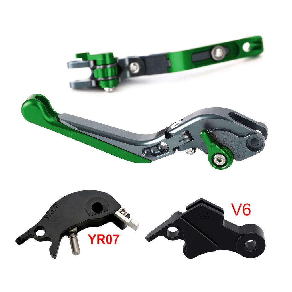 Adjustable Clutch Brake Lever fit for YAMAHA XSR900 XSR900GP MT-09 24-25 Green