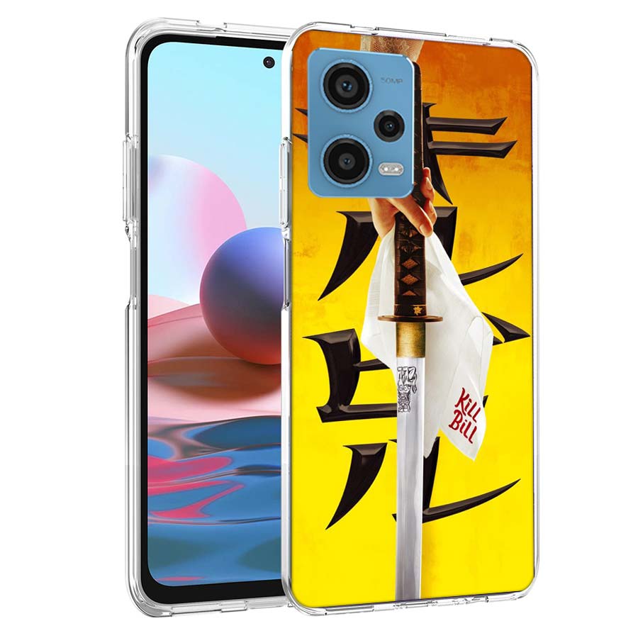 Kill Bill Handyhülle Für Redmi Note 13 12 14 15 Pro Plus 13R 11 11T 11E 11S 10 Pro 10S 9 9S Hülle Handy Klar TPU Capa Cases Shoc