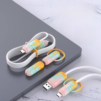 Silicone Cartoon Cable Winder for Mobile Charger Protection and Storage