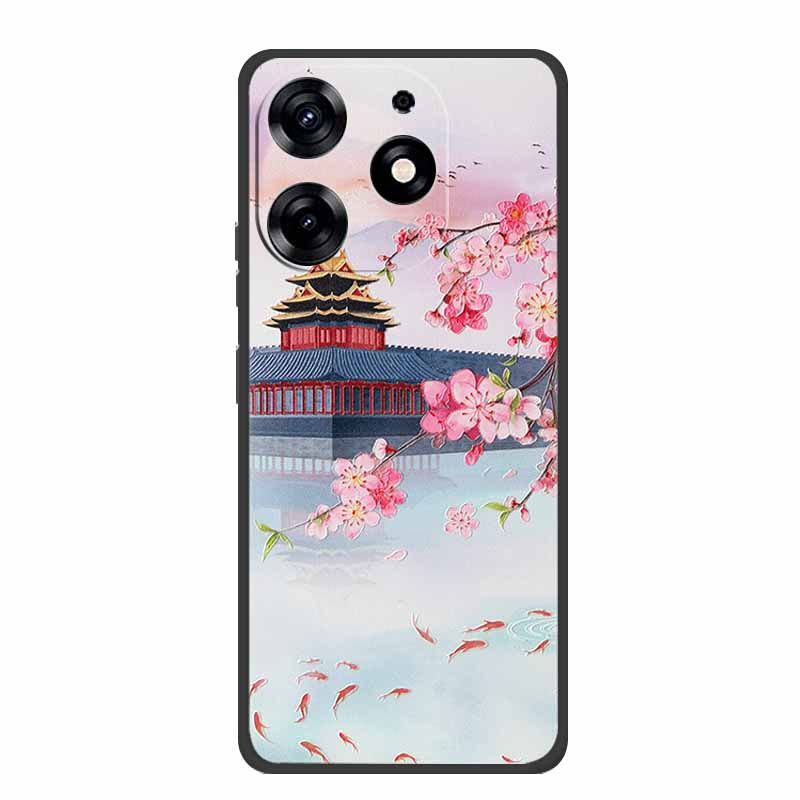 3D Emboss Case For Realme C61 Phone Case Relief Flowers Shockproof Silicone Soft Coque For Realme C61 Back Cover Case RealmeC61