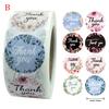 500Pcs Floral Thank You Sticker For Seal Label Scrapbooking Sticker Stationery