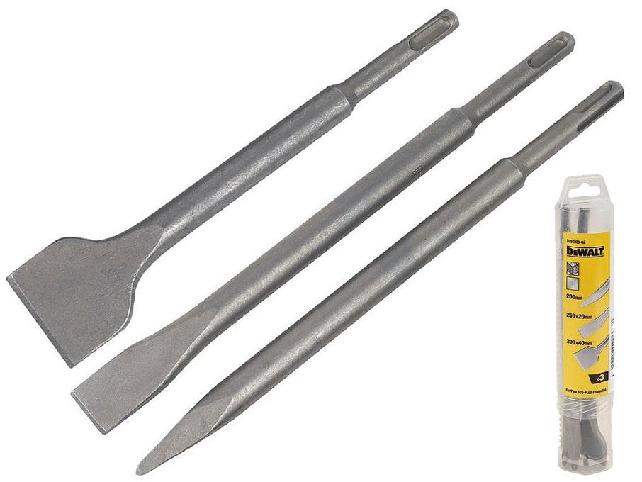 SDS+ 3-PIECE CHISEL SET - DW DT60330