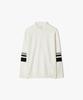 LIBERCLASSY [26Fw] Lmw51889 Ivory Sleeve Contrast Half Turtleneck Knit