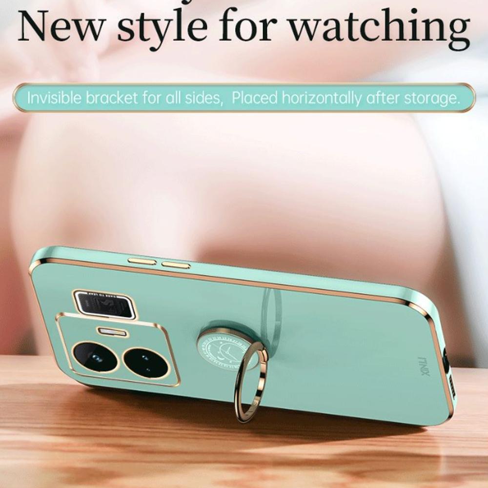 Pentru Husa Realme GT3 Husa Telefon Realme GT Neo 5 GT Neo5 240W Husă Spate RMX3708 RMX3706 RMX3709 Suport inel de lux cu placare pătrată