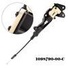 1098790-00-C Blocco Cofano Nero Attuatore Frunk Plastica Montaggio Diretto