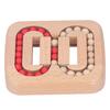 Planar Ball Wooden Toy Adult Kids Science Education Lock Unlock Planar Ball Maze Game