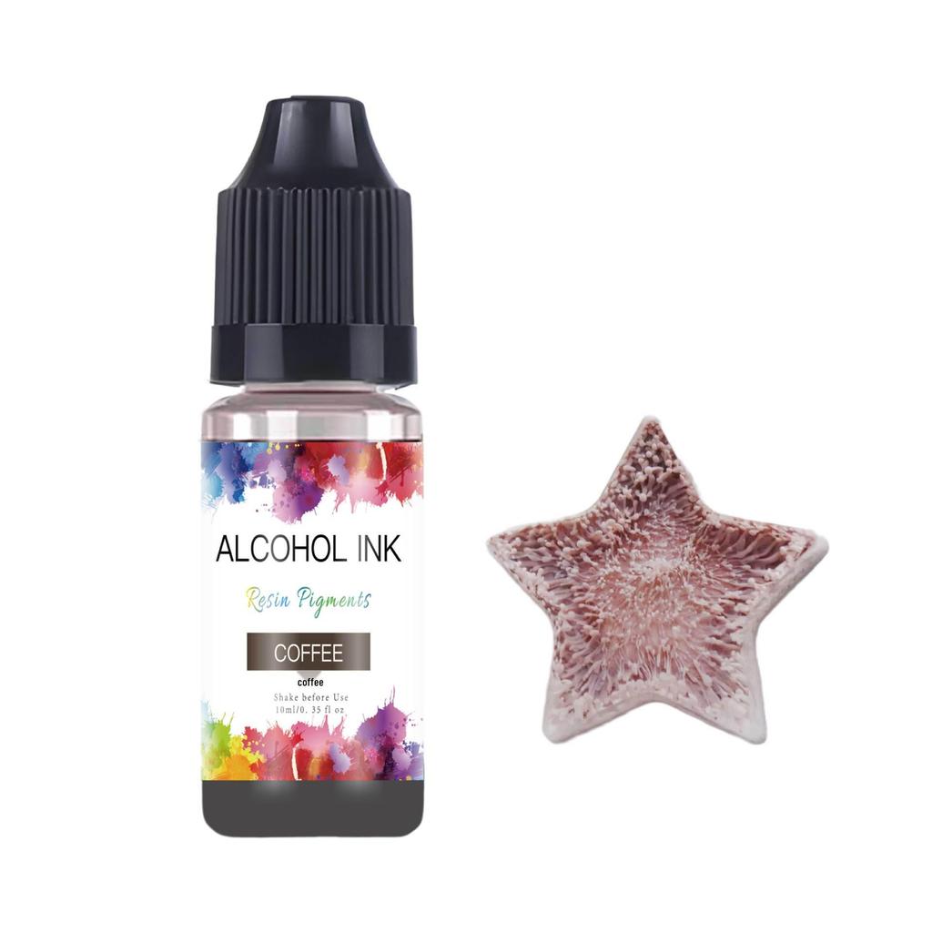 26-Color Crystal Glue Diffusion Gold & Silver 3D Alcohol Ink Pigment Set