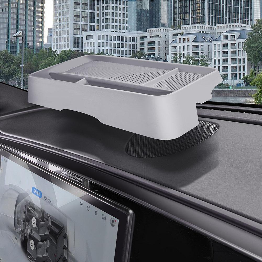 For BYD Sea Lion 06 DMI/EV Central Control Screen Rear Storage Box Instrument Panel Silicone Storage Box Supplies Accessories
