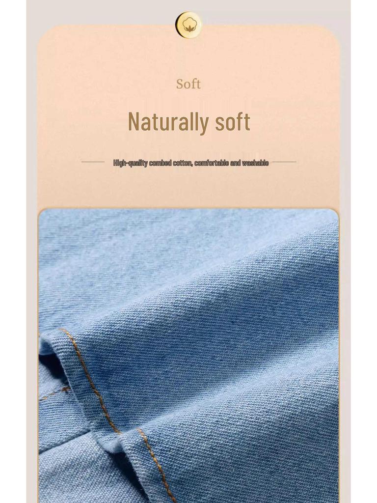 Children's Versatile Denim Dickey Faux Collar for Sweaters and Ladies - Multifunctional Pointed Collar Decoration