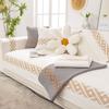 Sofa Kissen Vier Jahreszeiten Reine Baumwolle Rutschfest Universal Rutschfest Baumwolle Einfach Modern Kissen Leder Sofa Bezug Bezug Tuch