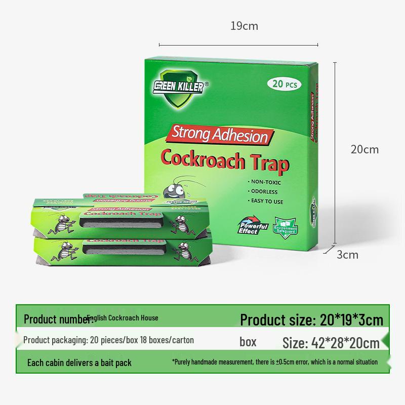 Effektive Schabenfalle für Innenräume - Kontinuierlicher Klebefänger für den Hausgebrauch