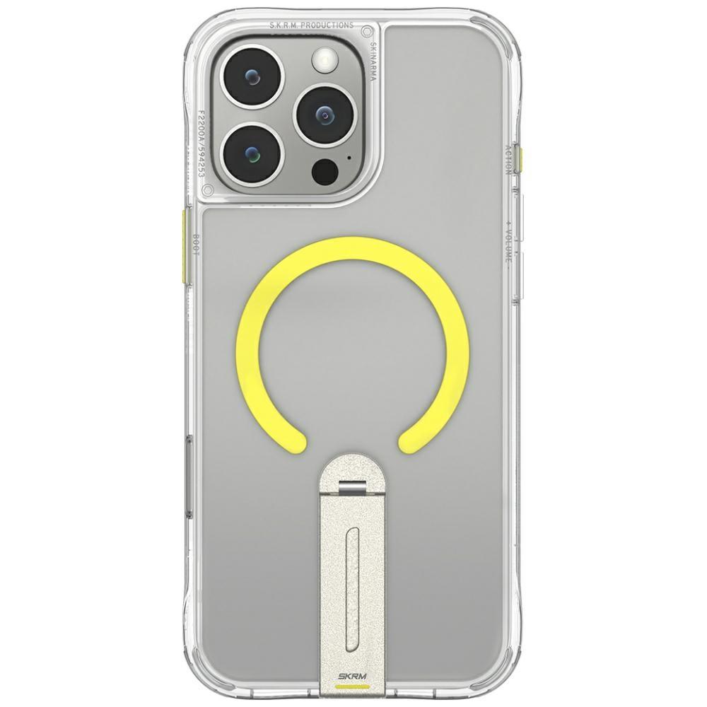 Super Merchant Hülle Für IPhone 16 Pro Max Skinarma Magnetisch 360 Ständer Transparent